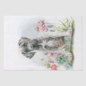 Cute Great Dane Puppy Dog Tissuepapier (Voorkant)