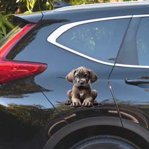 Cute Great Dane Puppy Sticker