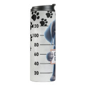 Cute Great Dane Thermosbeker (Gedraaid links)