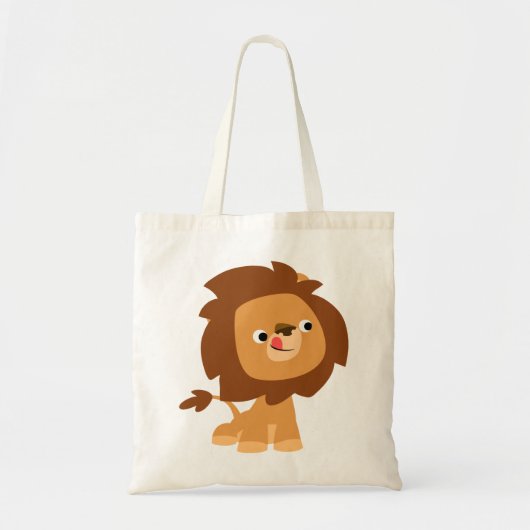 Cute Greedy Cartoon Lion Bag Tote Bag (Voorkant)