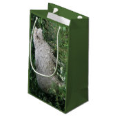 Cute Greedy Sheep Eating Gift Bag Klein Cadeauzakje (Achterkant Gekanteld)