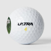 Cute Greedy Sheep Eating Golf Ball Golfballen (Logo)