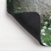 Cute Greedy Sheep Eating Mousepad Muismat (Hoek)