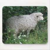 Cute Greedy Sheep Eating Mousepad Muismat (Voorkant)