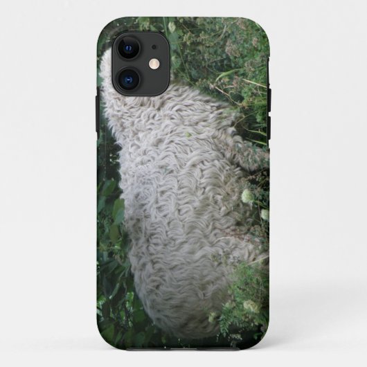 Cute Greedy Sheep iPhone Case (Achterkant)