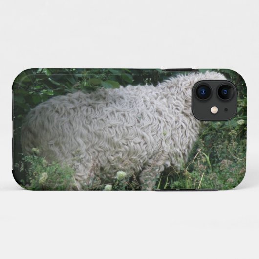 Cute Greedy Sheep iPhone Case (Achterkant (horizontaal))