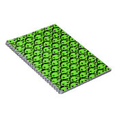 Cute Green Alien Notitieboek (Rechterzijde)