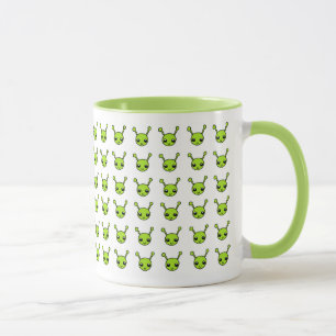 Cute Green Aliens Mok