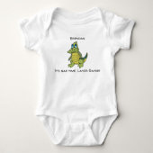 Cute Green Alligator Romper (Voorkant)
