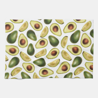 Cute Green Avocado en Avocado Slices Theedoek
