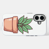 “Cute Green Cactus Pot Mobile Case – Aesthetic Des (Achterkant (horizontaal))
