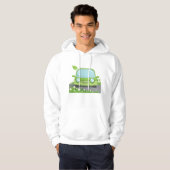 Cute Green Car Hoodie (Voorkant volledig)