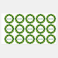 Cute Green Clover Patroon