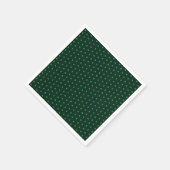 Cute Green Clover Shamrock model modern papier Servet (Hoek)