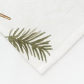 Cute Green Cream Gingerbread Cookies Christmas Fleece Deken (Hoek)