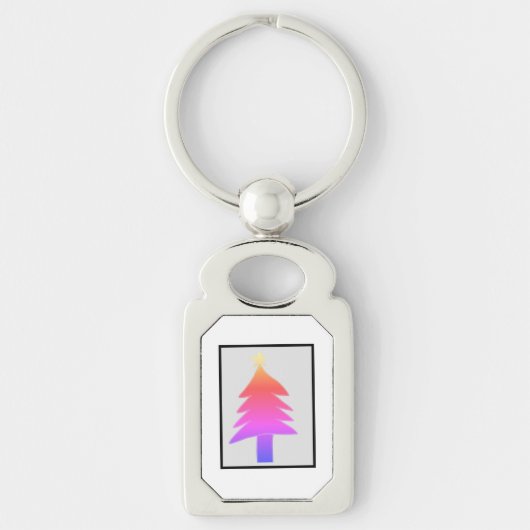 CUTE green cristms tree SLEUTELHANGER (Voorkant)