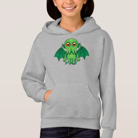 Cute Green Cthulhu Monster (Voorkant)