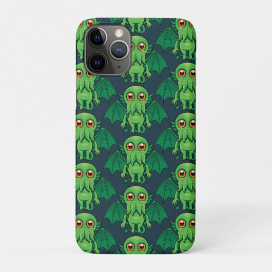 Cute Green Cthulhu Monster Case-Mate iPhone Case (Achterkant)