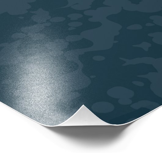 Cute Green Cthulhu Monster Foto Afdruk (Hoek)