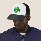 Cute Green Cthulhu Monster Trucker Pet (In situ)