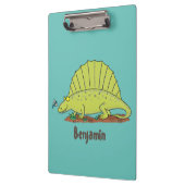 Cute green dimetrodon cartoon illustration klembord (Links)