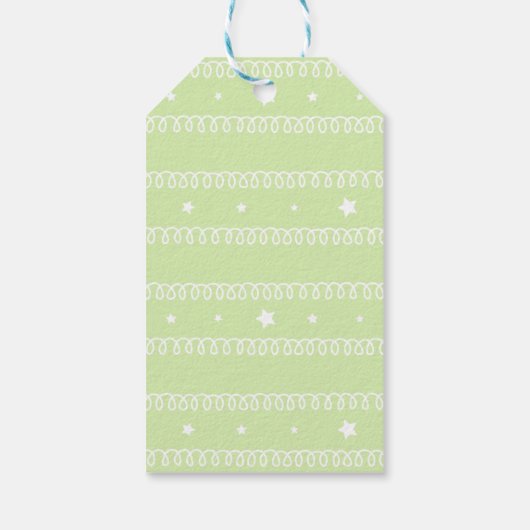 Cute Green Dinosaur Birthday Party Celebrings Cadeaulabel (Achterkant)