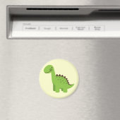 Cute Green Dinosaur Magneet (Insitu (Vaatwasser))