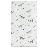 Cute Green Dinosaur Pattern Klein Cadeauzakje (Voorkant)