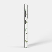 Cute Green Dinosaur Pattern Samsung Galaxy Hoesje (Rechterkant)