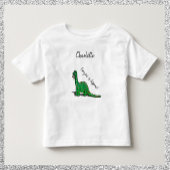 Cute Green Dinosaur Tshirt