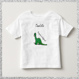 Cute Green Dinosaur Tshirt