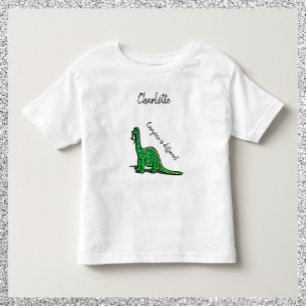 Cute Green Dinosaur Tshirt