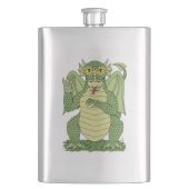 Cute Green Dragon Flacon (Voorkant)