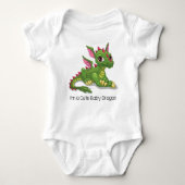 Cute Green Dragon Romper (Voorkant)