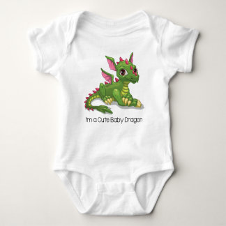 Cute Green Dragon Romper