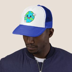 Cute Green Earth Day Trucker Pet