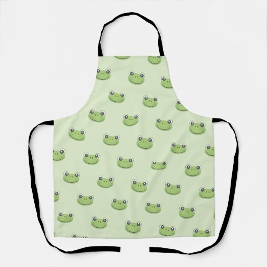 Cute Green Frog | All-Over Print Schort (Voorkant)