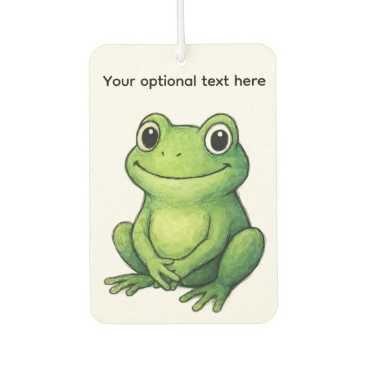 CUTE GREEN FROG LUCHTVERFRISSER (Voorkant)