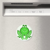 Cute green frog magneet (Insitu (Vaatwasser))
