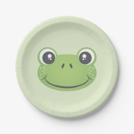Cute Green Frog | Papieren Bord
