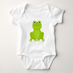 Cute green frog romper