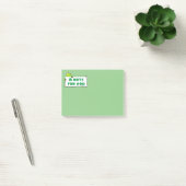 Cute green frog sign cartoon illustration post-it® notes (Kantoor)