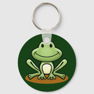 Cute Green Frog Sleutelhanger