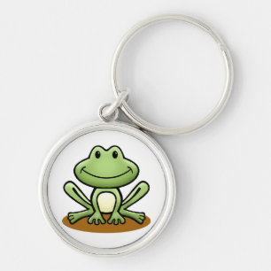 Cute Green Frog Sleutelhanger