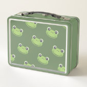 Cute Green Frog | Terug naar school | Ivorike Lunc (Achterkant)
