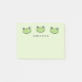 Cute Green Frog | Terug naar school | Post-IT-noti Post-it® Notes (Voorkant)