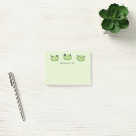 Cute Green Frog | Terug naar school | Post-IT-noti Post-it® Notes (Kantoor)