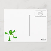 Cute Green Froggy Briefkaart (Achterkant)