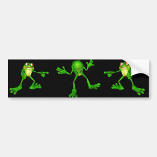 Cute Green Froggy Bumpersticker