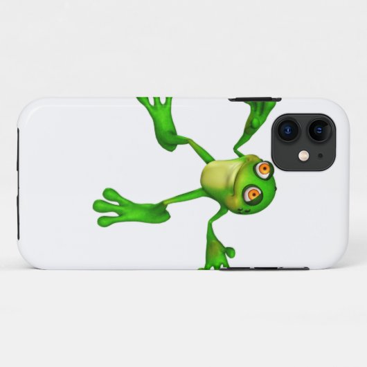 Cute Green Froggy Case-Mate iPhone Case (Achterkant (horizontaal))